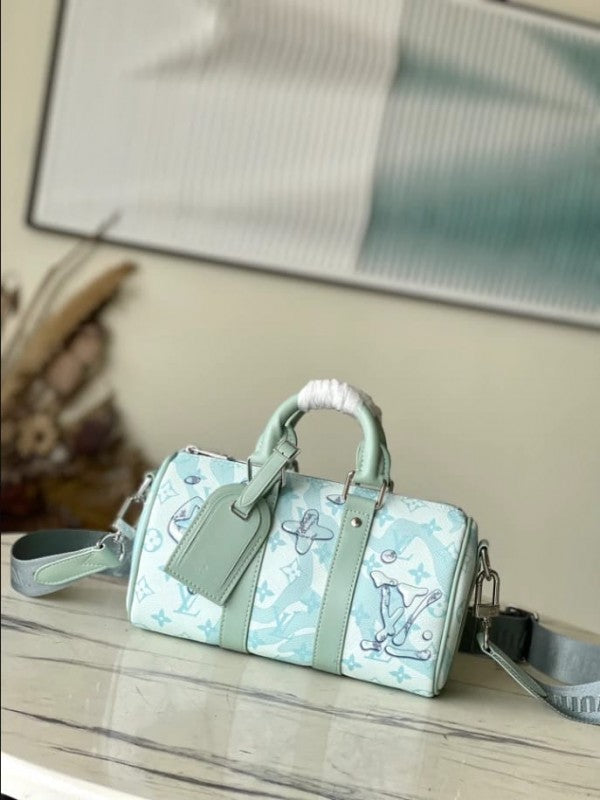 Louis Vuitton Keepall Bandouliere 25 Monogram Speedy & Dust Bag
