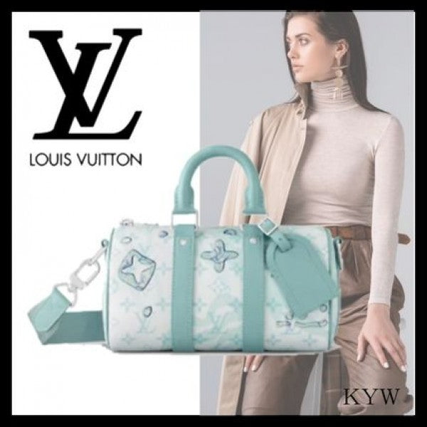 Louis Vuitton Keepall Bandouliere 25 Monogram Speedy & Dust Bag