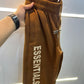 Essential Whitish Embroidery Logo Premium Imported Jogger Sweatpants