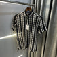 Christian Dior Checks Design premium crochet shirt