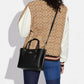 Coach Mollie Leather Tote Bag With Dust Bag & Shoulder Strap