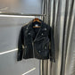 Zara Cross Zip Imported Leather Jacket
