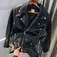 Zara Cross Zip Imported Leather Jacket