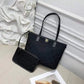Tory Burch Monogram Tote With OG Box & Dust Bag & Extra Pouch