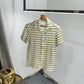 Zara Stripes Premium Relax Fit Half Shirt