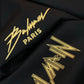 Balmain Paris Black 1 Premium Shirt With Carry Bag