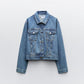 Zara Denim  Premium Classic Denim Jacket