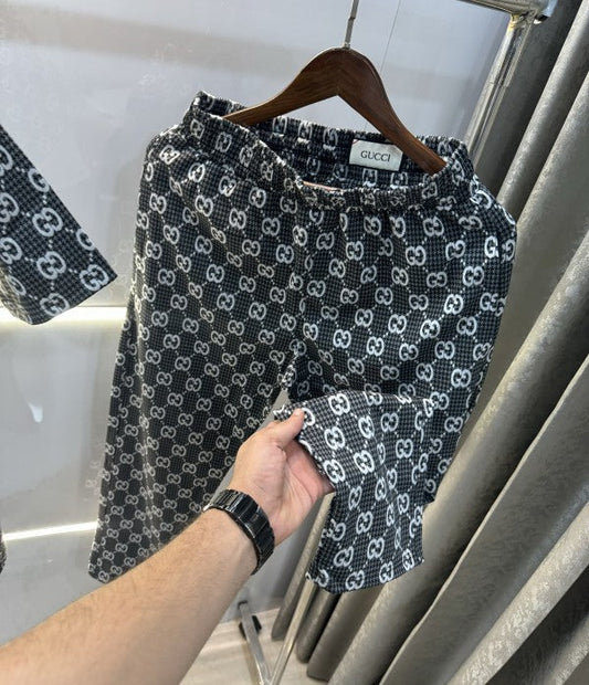 Gucci Monogram Imported premium Tracksuit With Carry Bag