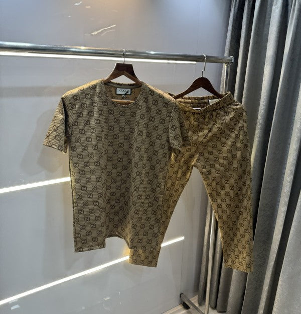 Gucci Monogram Imported premium Tracksuit With Carry Bag