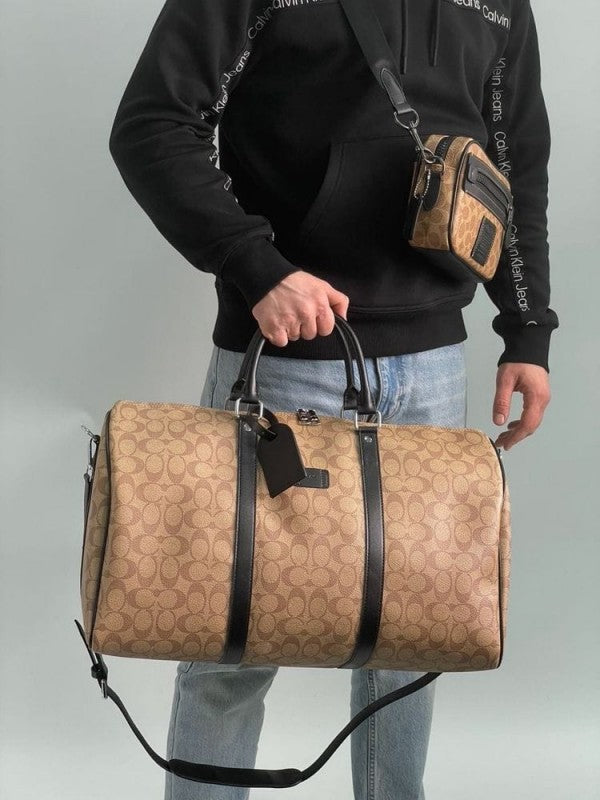 Coach Boston Premium Edition Duffle Bag With Dust Bag