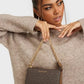 Michael Kors MK MD Chain Pouchette Bag With Dust Bag