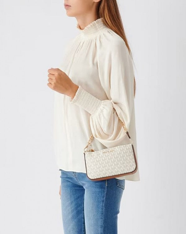 Michael Kors MK MD Chain Pouchette Bag With Dust Bag