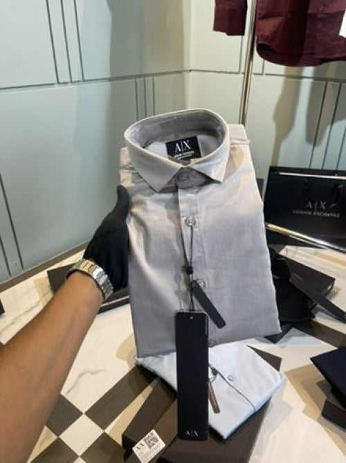 Armani exchange premium embroidery shirt