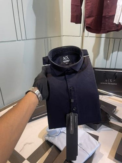 Armani exchange premium embroidery shirt