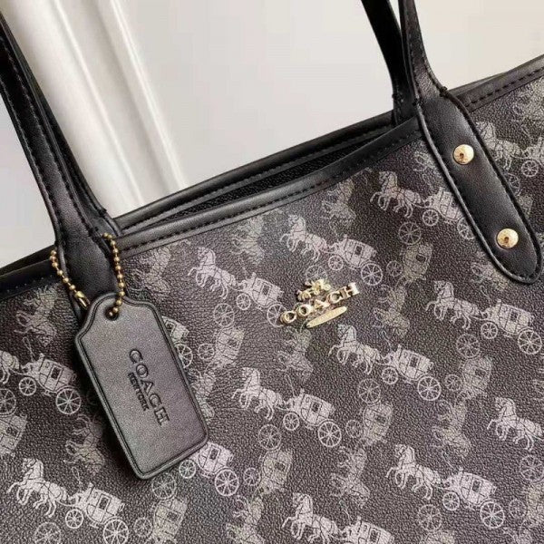 Coach Signature City Tote Bag With OG Box & Dust Bag
