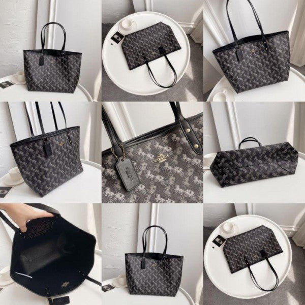 Coach Signature City Tote Bag With OG Box & Dust Bag