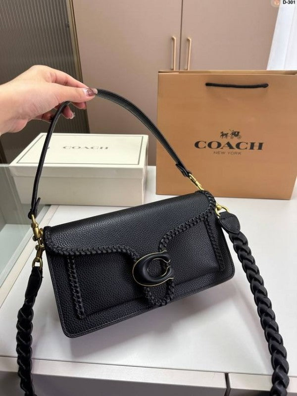 Coach Tabby 26 Elite Quality Shoulder Bag With OG Double Magnetic Box & Dust Bag