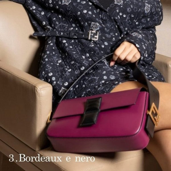 Fendi Baguette Twist Premium Shoulder Crossbody Bag With OG Box & Dust Bag