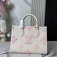 Louis Vuitton LV On The Go Monogram Leather Tote Bag