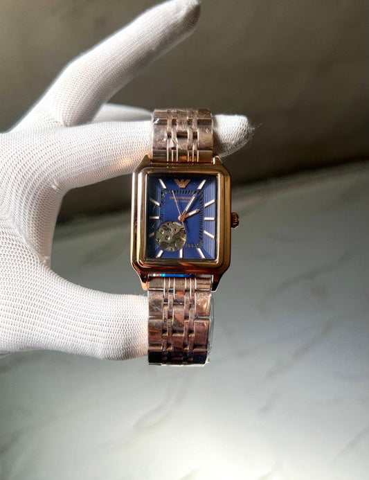 Emporio Armani Meccanico With Copper Metal Belt Automatic Watch