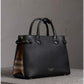 Burberry Medium Banner Handbag With Dust Bag