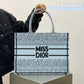 Miss Dior Book Tote With OG Box & Dust Bag & Scarf