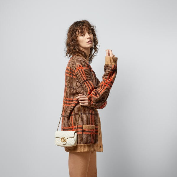 Gucci GG Marmont Mini Matelasse Shoulder Bag With Box & Dust Bag