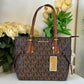 Michael Kors MK Voyager Tote Bag With Side Pocket & Dust Bag
