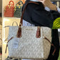 Michael Kors MK Voyager Tote Bag With Side Pocket & Dust Bag