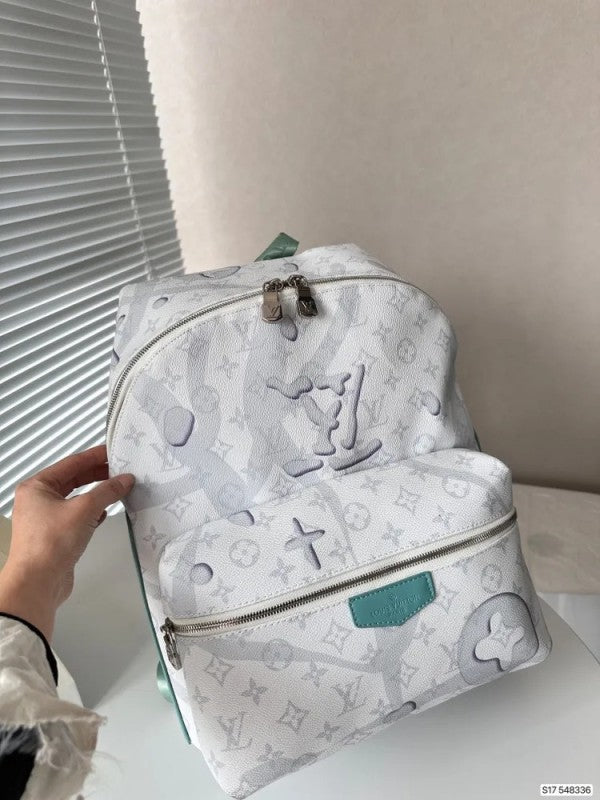 Louis Vuitton LV Discovery Premium Monogram Unisex Backpack With Dust Bag