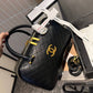 Chanel Classic Top Handle Premium Bowling Bag With Dust Bag