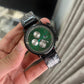 Tommy hilfiger black with green dial premium chronograph Watch