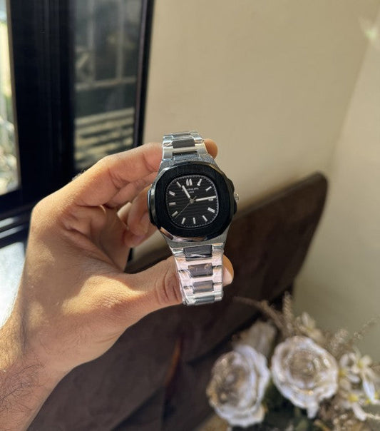 Patek Philippe Nautilus Metal Premium Quartz Watch