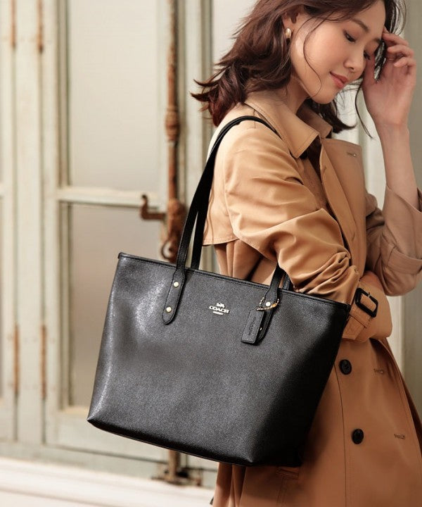 Coach Signature City Tote Bag With OG Box & Dust Bag
