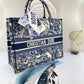 Dior Book Tote Oblique Embroidery With OG Box & Dust Bag & Scarf