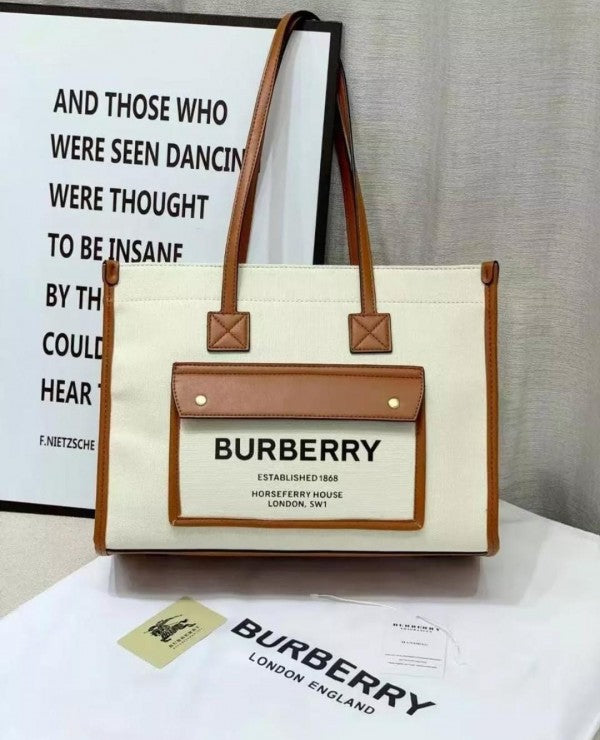 Burberry Horseferry London Tote Bag With Dust Bag
