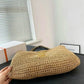 YSL Saint Laurent ICare Raffia Jute Tote Bag With OG Box