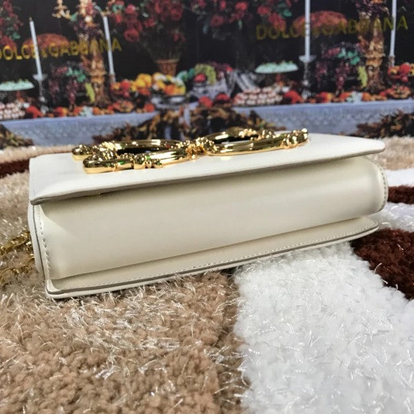 Dolce & Gabbana D&G Nappa Leather Shoulder Bag WIth Box