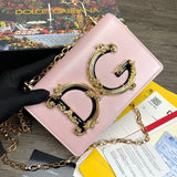 Dolce & Gabbana D&G Nappa Leather Shoulder Bag WIth Box