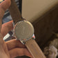 Cartier Blue Leather Strap Chronograph Watch