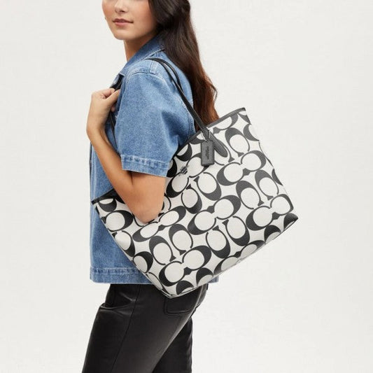 Coach Signature City Limited Edition Premium Tote Bag With OG Box