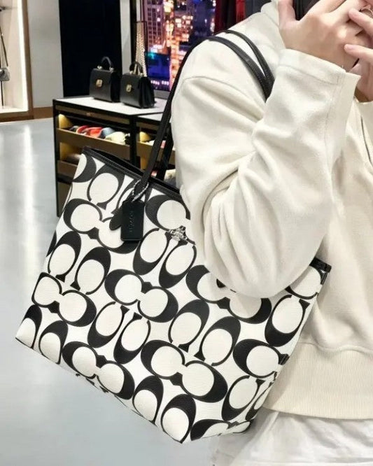 Coach Signature City Limited Edition Premium Tote Bag With OG Box
