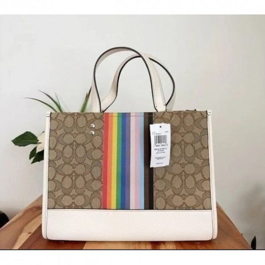 Coach Dempsey Tote With OG Box & Dust Bag & Extra Shoulder Strap
