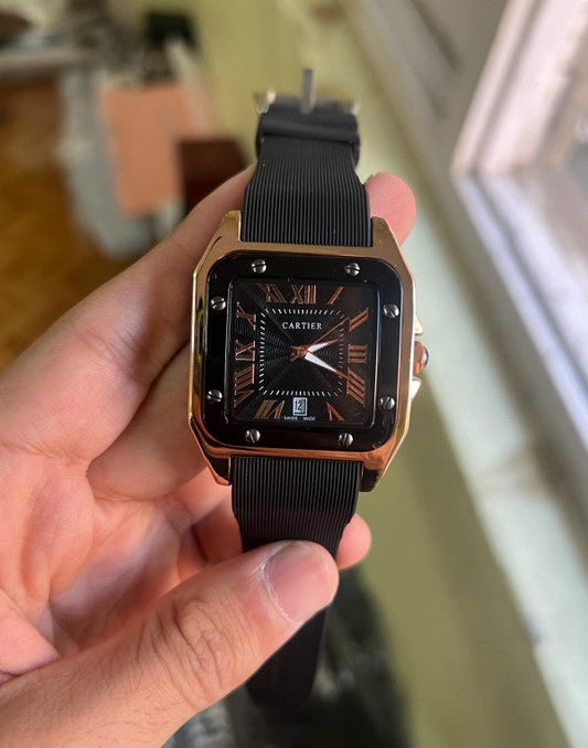 Cartier Jubile Black With Copper Touch Quartz Watch