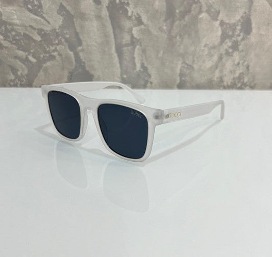 Gucc i Matt White With Black Luxury Shade