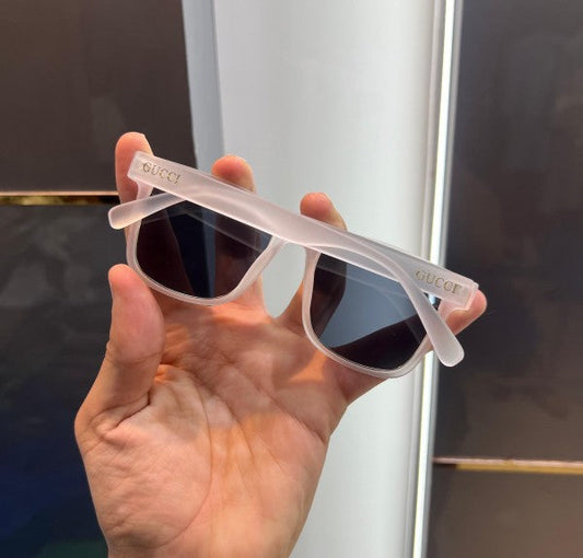 Gucc i Matt White With Black Luxury Shade