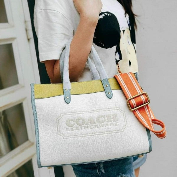 Coach Field Tote Bag With OG Double Box & Dust Bag