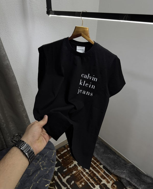 Calvin Klein Black Logo Print Premium T-Shirt