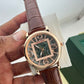 Cartier Brown Strap Automatic Premium watch