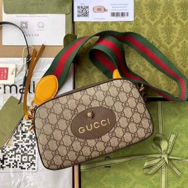 Gucci Neo Vintage GG Supreme Messenger Bag With OG Box